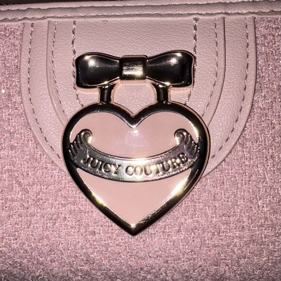 Juicy Couture Pink Clay Precious Moments Roll Bag Bow Mini Crossbody NWT - Picture 2 of 11